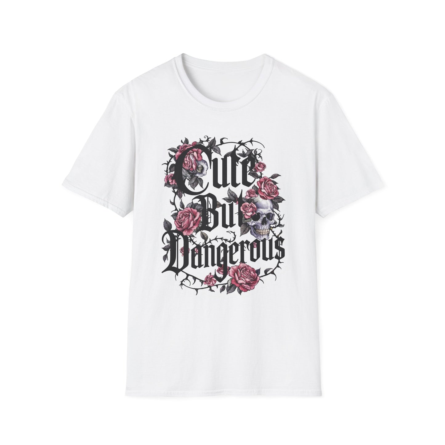 Cute But Dangerous T-Shirt — Playful Attitude Graphic Tee