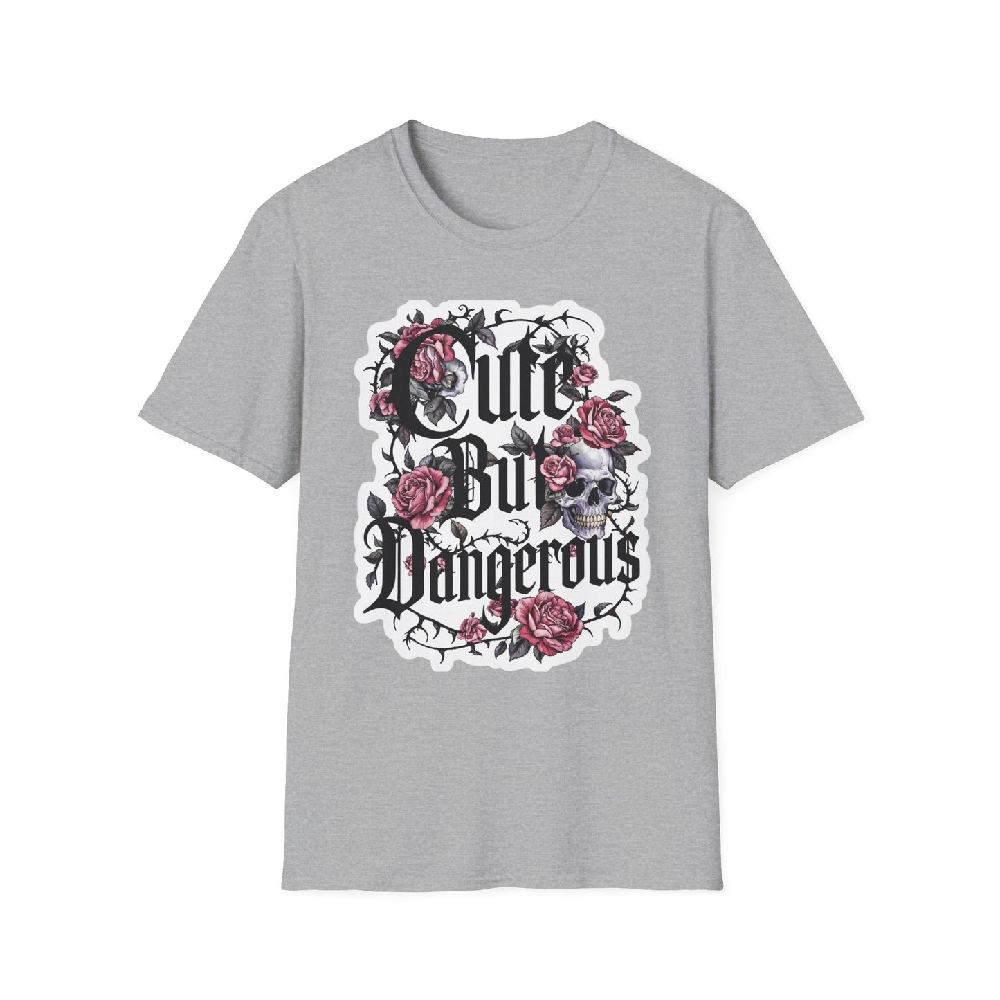 Cute But Dangerous T-Shirt — Playful Attitude Graphic Tee